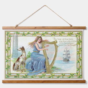 Erin Mavourneen Irish Tapestry Wandteppich Mit Holzrahmen