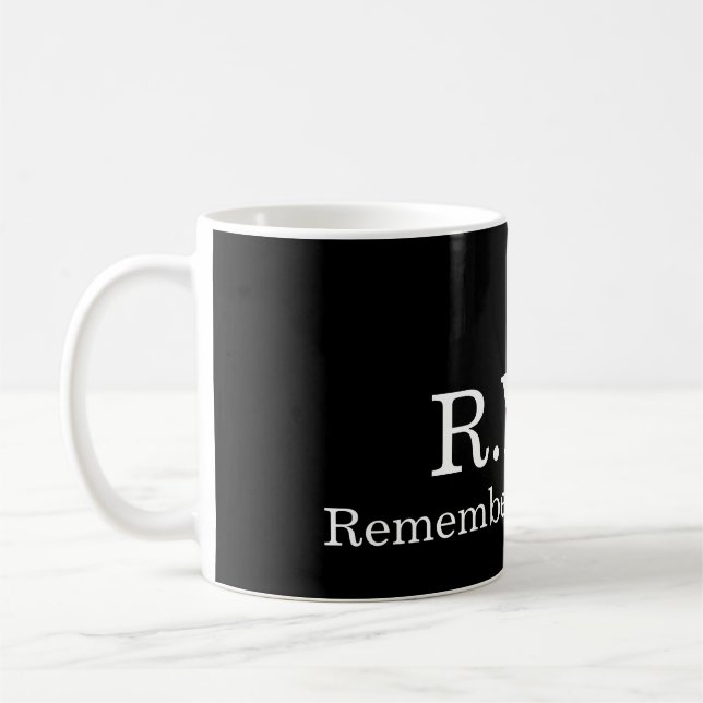 Erinnere dich an deinen Eid (RYO) Becher Kaffeetasse (Links)