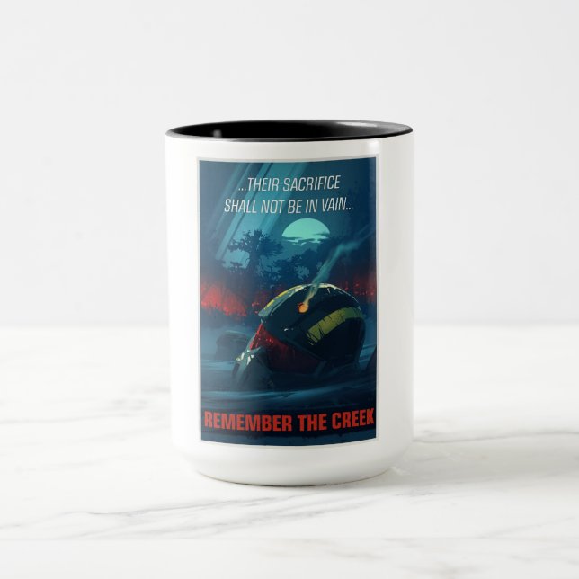 Erinnere dich an den Creek- Helldivers 2 Tasse (Zentrum)