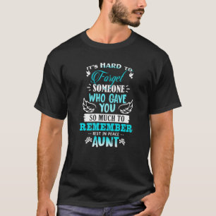 Erinnere dich Ruhe in Frieden Meine Tante Vermisst T-Shirt