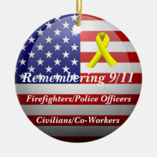 Erinnern an 9/11 keramik ornament