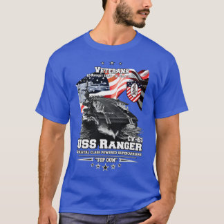ERINNERN AN DIE USS CVCVA61 Veteranen T-Shirt