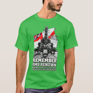 ERINNERN AN HMS Renault Royal Navy Veterans T-Shirt