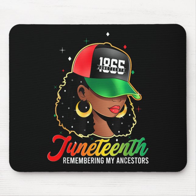 Erinnern an Juneteenth Celebrate Blac Mousepad (Vorne)