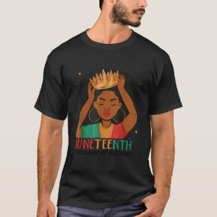 Erinnern an meine Vorfahren feiern Black Junenth T-Shirt