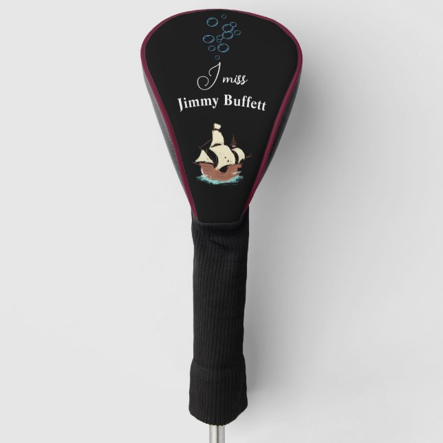 Erinnern Himmel Margaritaville Ich vermisse Sie Golf Headcover (Vorderseite)