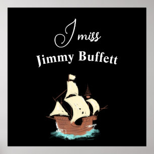 Erinnern Himmel Margaritaville Ich vermisse Sie Poster