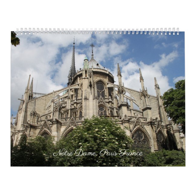 ERINNERN - Notre-Dame de Paris Kalender (Titelbild)