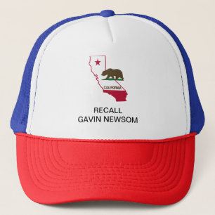 ERINNERN SIE GAVIN NEWSOM GOVERNOR HAT TRUCKERKAPPE