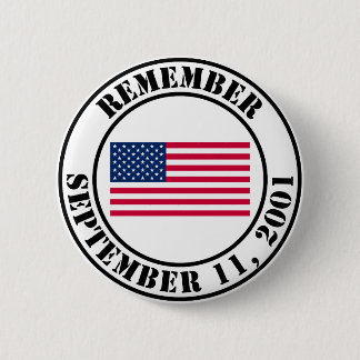 Erinnern Sie sich an 9/11 Button
