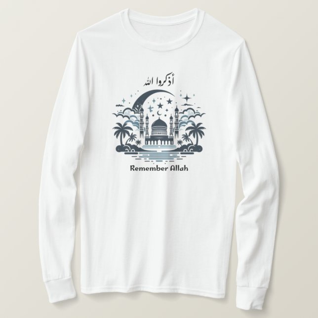 Erinnern Sie sich an Allah T-Shirt (Design vorne)