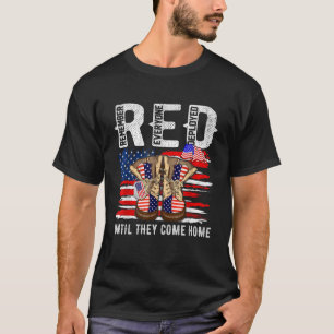Erinnern Sie sich an alle Veteranen eingesetzt RED T-Shirt