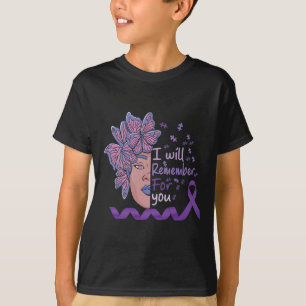 Erinnern Sie sich an Alzheimerheimer Awareness Bu T-Shirt