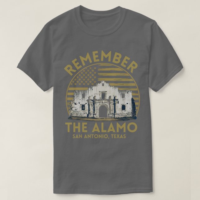 ERINNERN SIE SICH AN DAS ALAMO TShirt (Design vorne)