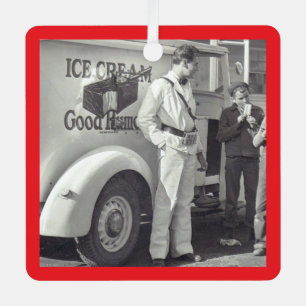 Erinnern Sie sich an den Eiskremmann Ornament Aus Metall