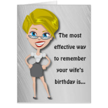 Erinnern Sie sich an den Geburtstag der Ehefrau, d