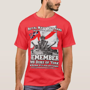 Erinnern Sie sich an den HMS Prince of Wales Battl T-Shirt