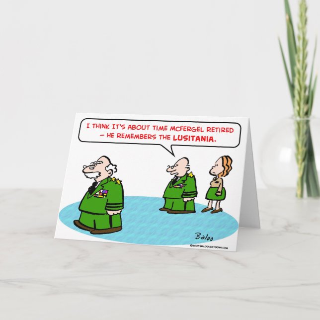 Erinnern Sie sich an den Ruhestand der Armee in Si Karte (Vorderseite)