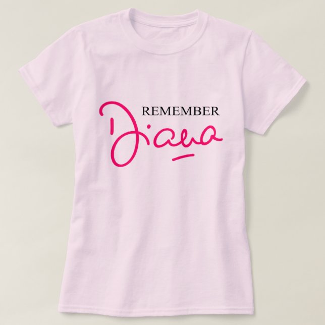 Erinnern Sie sich an Diana T-Shirt (Design vorne)