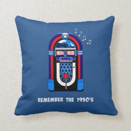 Erinnern Sie sich an die 1950er Jahre, Juke Box Kissen