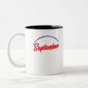 Erinnern Sie sich an die 21. Septembernacht? Zweifarbige Tasse