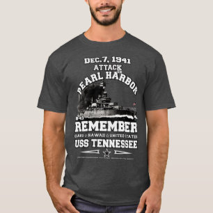Erinnern Sie sich an die Veteranen der USS Tenness T-Shirt