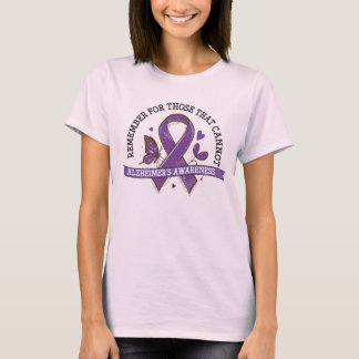 Erinnern Sie sich an diejenigen, die Alzheimer-Ban T-Shirt
