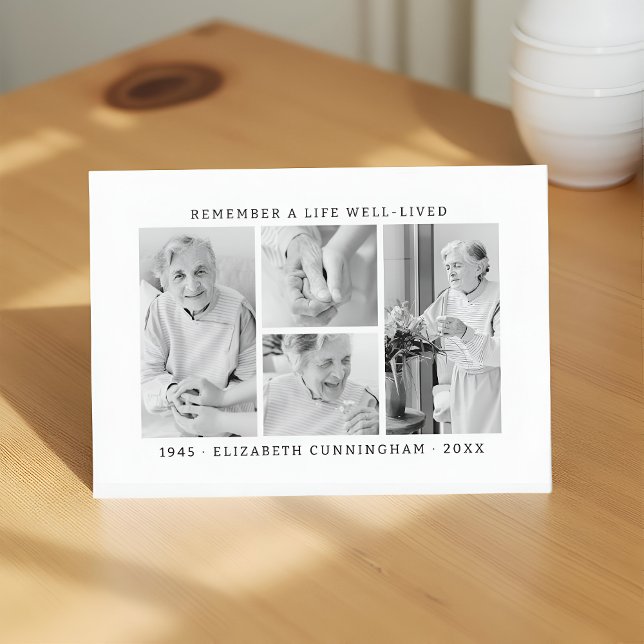 Erinnern Sie sich an ein Leben Modernes, einfaches Visitenkarte (Von Creator hochgeladen)