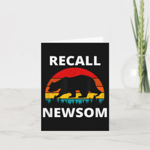 Erinnern Sie sich an Gavin Newsom, Gouverneur von Karte