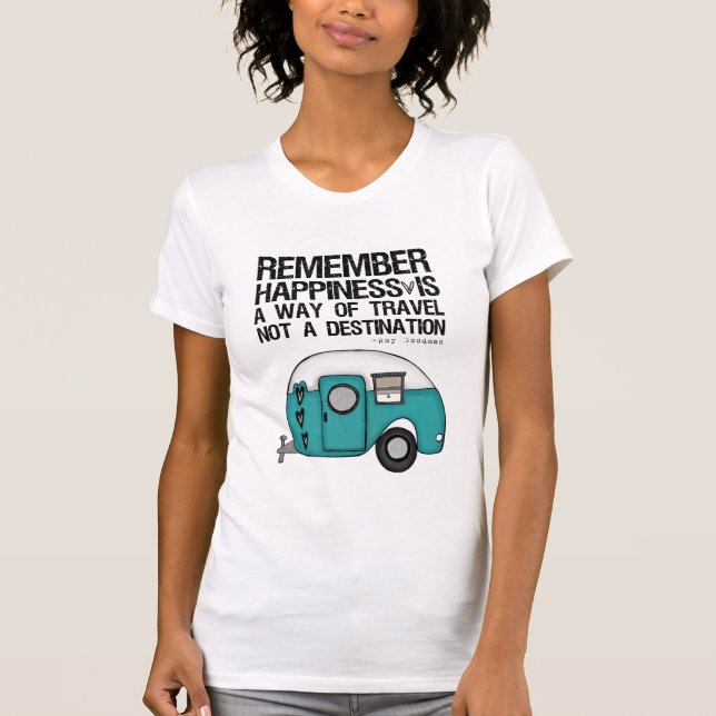 erinnern Sie sich an Glück T-Shirt (Vorderseite)