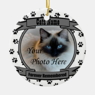 Erinnern Sie sich an Ihre Katze für immer - Hausti Keramik Ornament