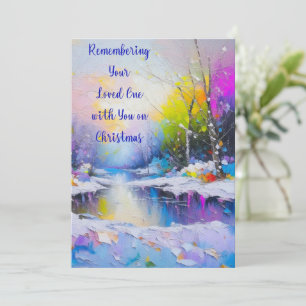 Erinnern Sie sich an Ihre liebte Weihnachtskarte Ankündigung