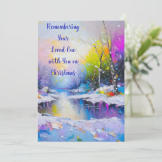 Erinnern Sie sich an Ihre liebte Weihnachtskarte Ankündigung