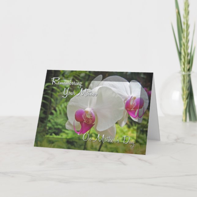 Erinnern Sie sich an Ihre Mama Karte (Vorderseite)