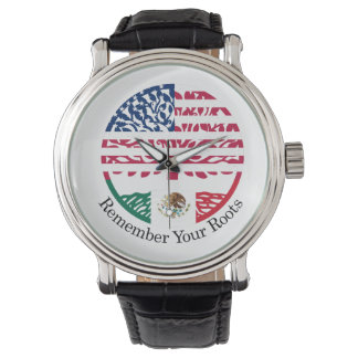 Erinnern Sie sich an Ihre Wurzeln Armbanduhr