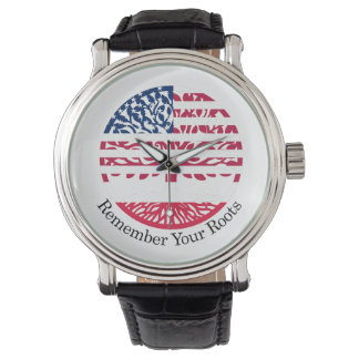 Erinnern Sie sich an Ihre Wurzeln Armbanduhr