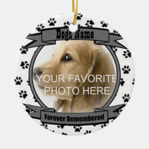 Erinnern Sie sich an Ihren Hund für immer Keramik Ornament