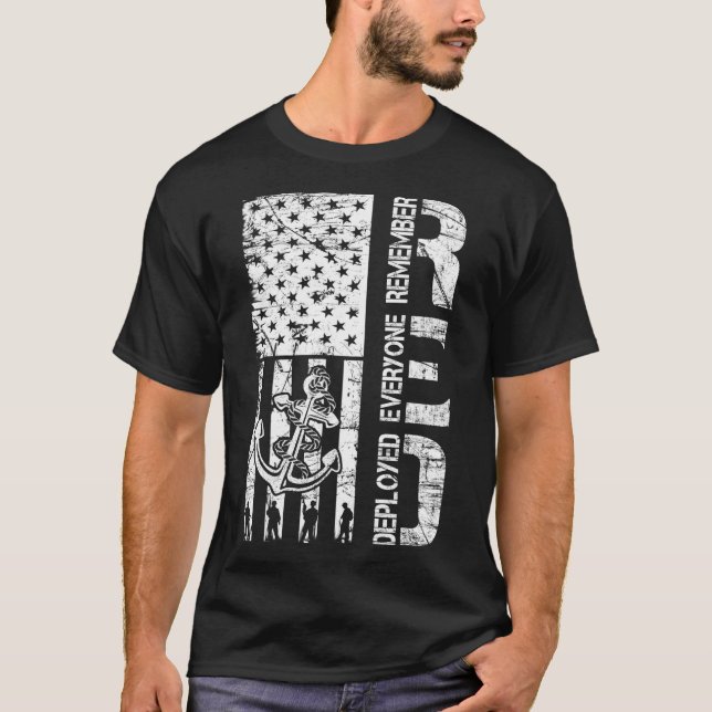 Erinnern Sie sich an jeden entsandten Marinesoldat T-Shirt (Vorderseite)