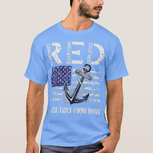 Erinnern Sie sich an jeden Veteran Deployed RED Fr T-Shirt