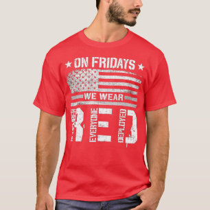 Erinnern Sie sich an jeden Veteran verwendet RED F T-Shirt