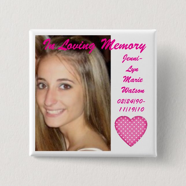 Erinnern Sie sich an Jenni Button (Vorderseite)