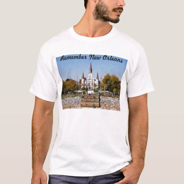 Erinnern Sie sich an Kathedrale New Orleans St. T-Shirt (Vorderseite)