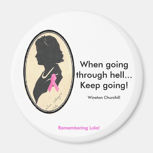 Erinnern Sie sich an Lola! Magnet (Vorne)