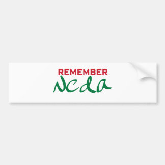 Erinnern Sie sich an NEDA (den Iran) Autoaufkleber