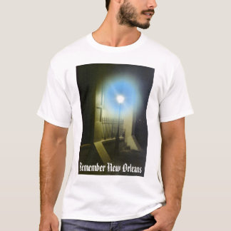 Erinnern Sie sich an New Orleans Lampost T-Shirt