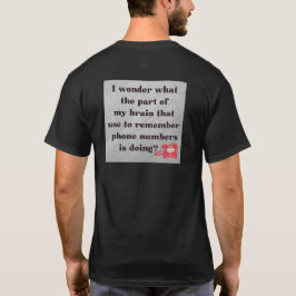 Erinnern Sie sich an Telefonnummern, lustig T-Shirt