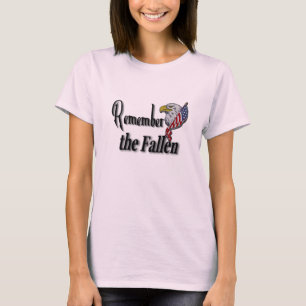 Erinnern Sie sich das an gefallene personalisierte T-Shirt