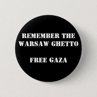 Erinnern Sie sich das an Warschau-Getto freies Button