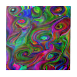 erinnern Sie sich den 60er und an 70er, flüssige Fliese