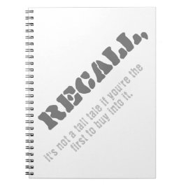 Erinnern Sie sich, es ist keine große Geschichte,  Notizblock